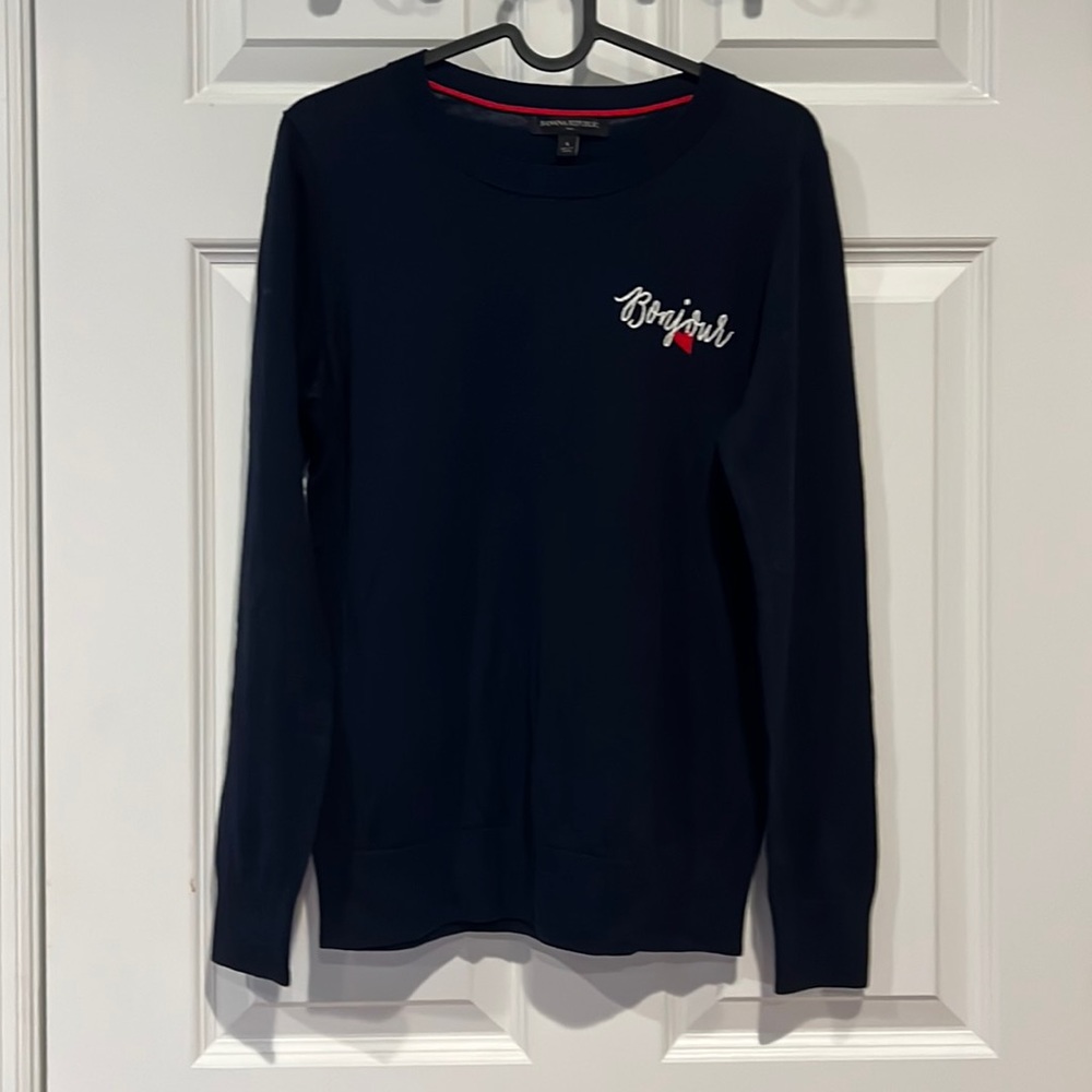 Banana Republic light sweater in navy